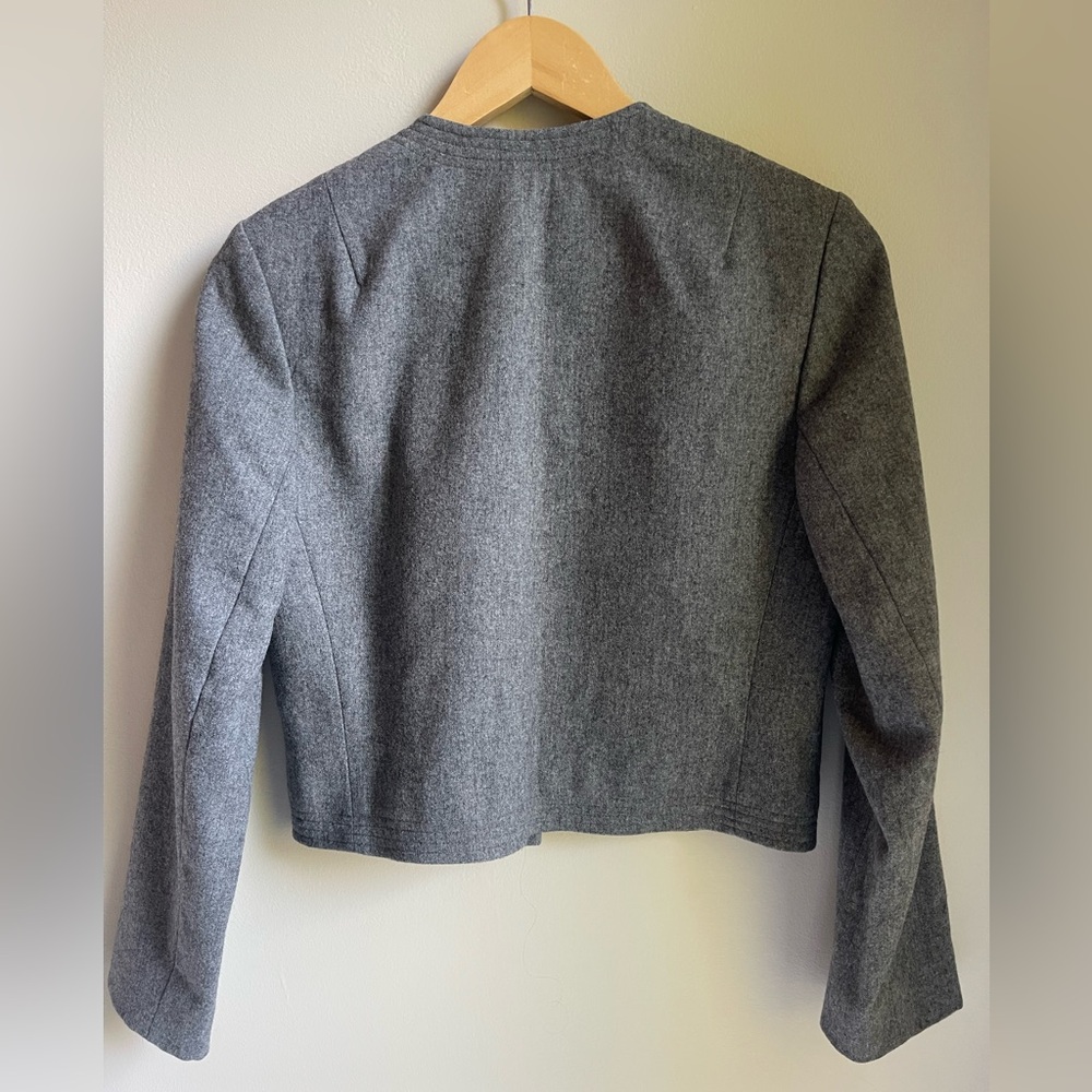 Wool Bomber Jacket - Picture 4 of 7